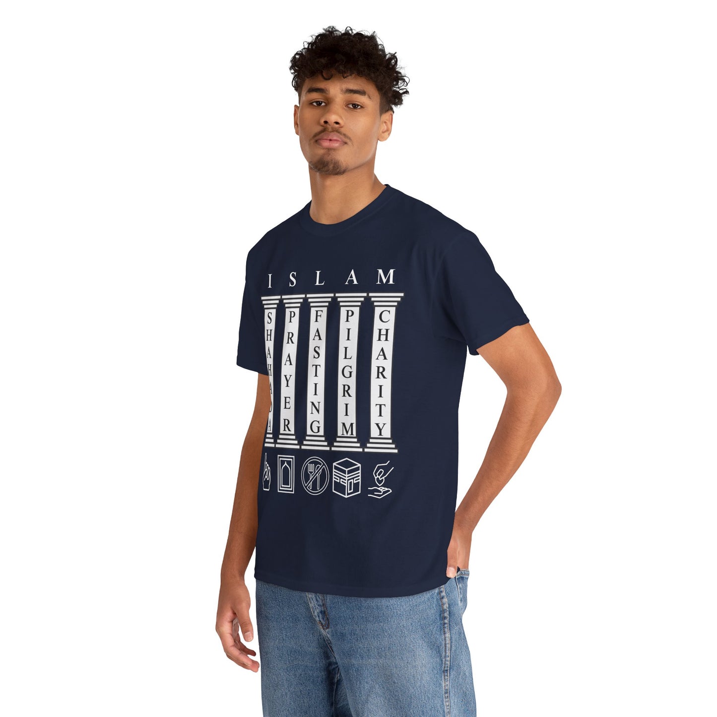 Islamic T-Shirt, 5 Pillars of Islam, Adults & Teens