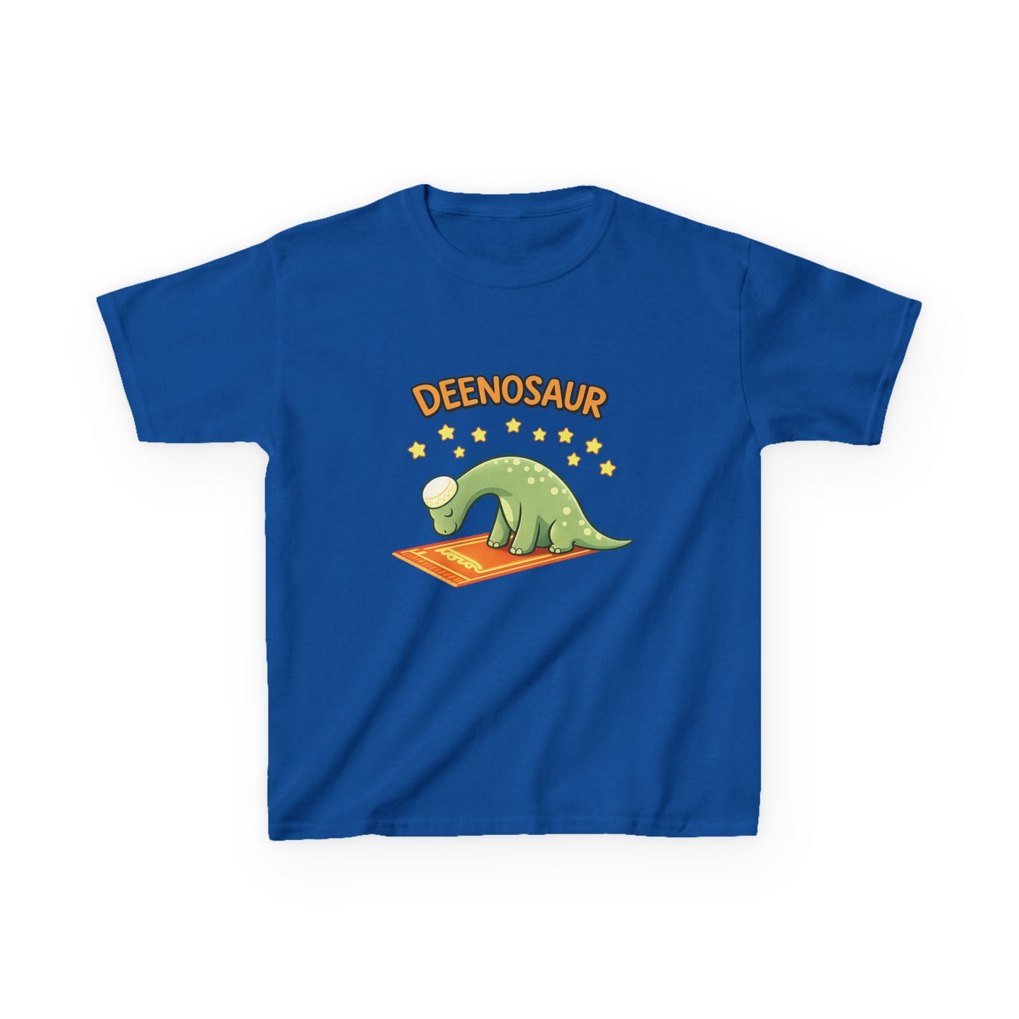Deenosaur Kids T-Shirt – Cute Praying Dinosaur Islamic Tee