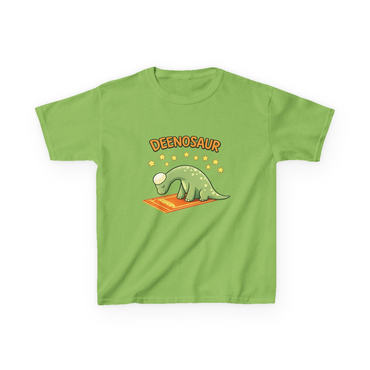 Deenosaur Kids T-Shirt – Cute Praying Dinosaur Islamic Tee