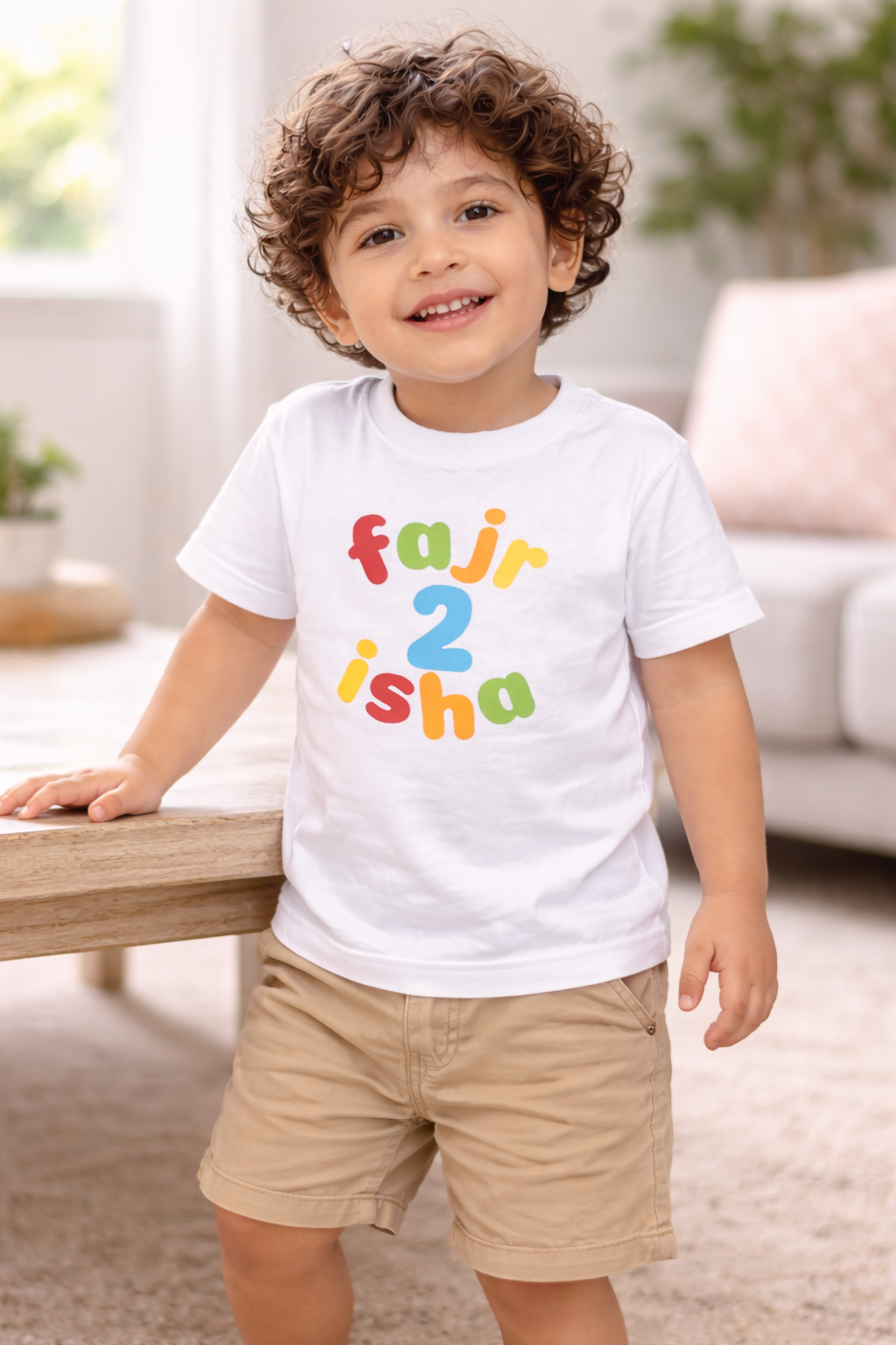 Fajr2Isha Logo – Kids Tee