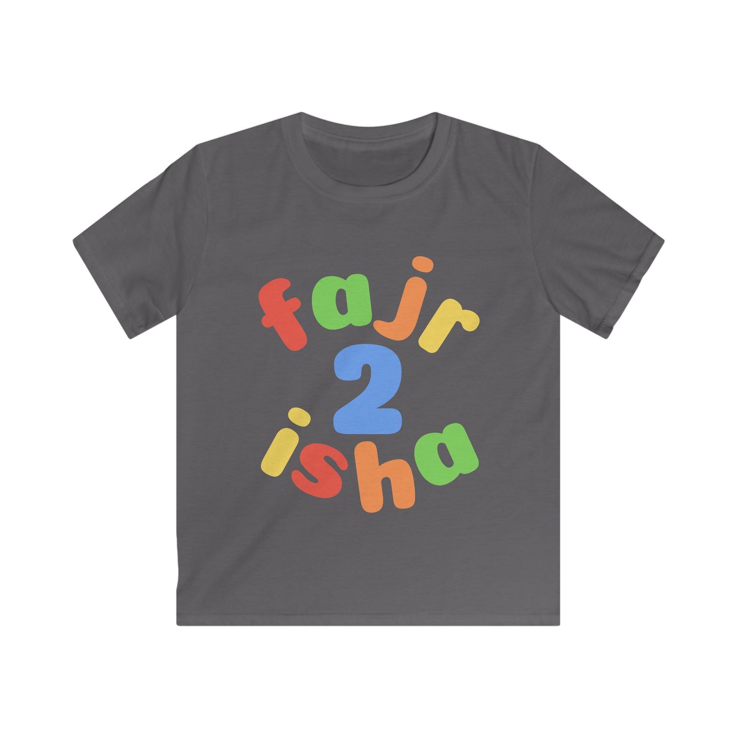 Islamic Kids Tee - Islamic Mini Muslim Clothing for Children Fajr2Isha