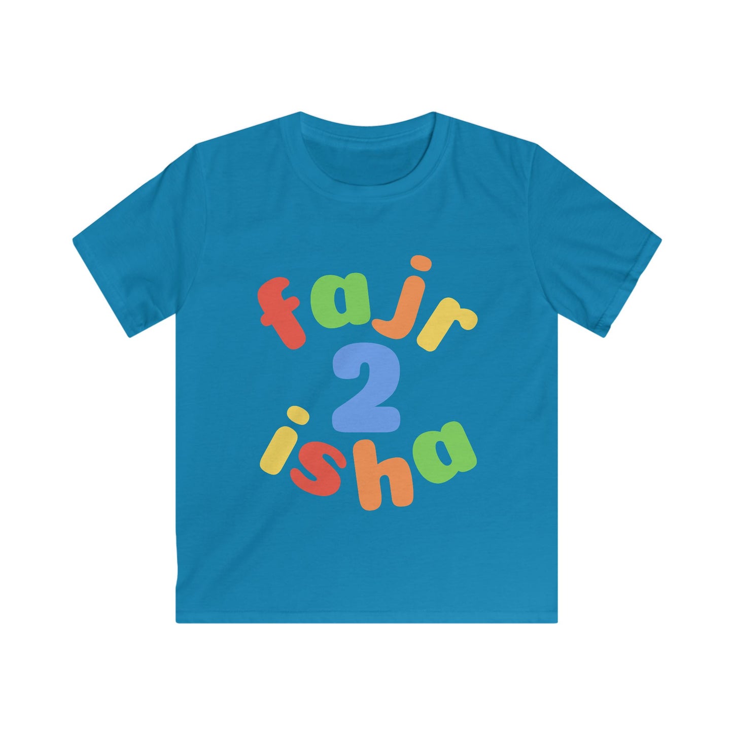 Islamic Kids Tee - Islamic Mini Muslim Clothing for Children Fajr2Isha