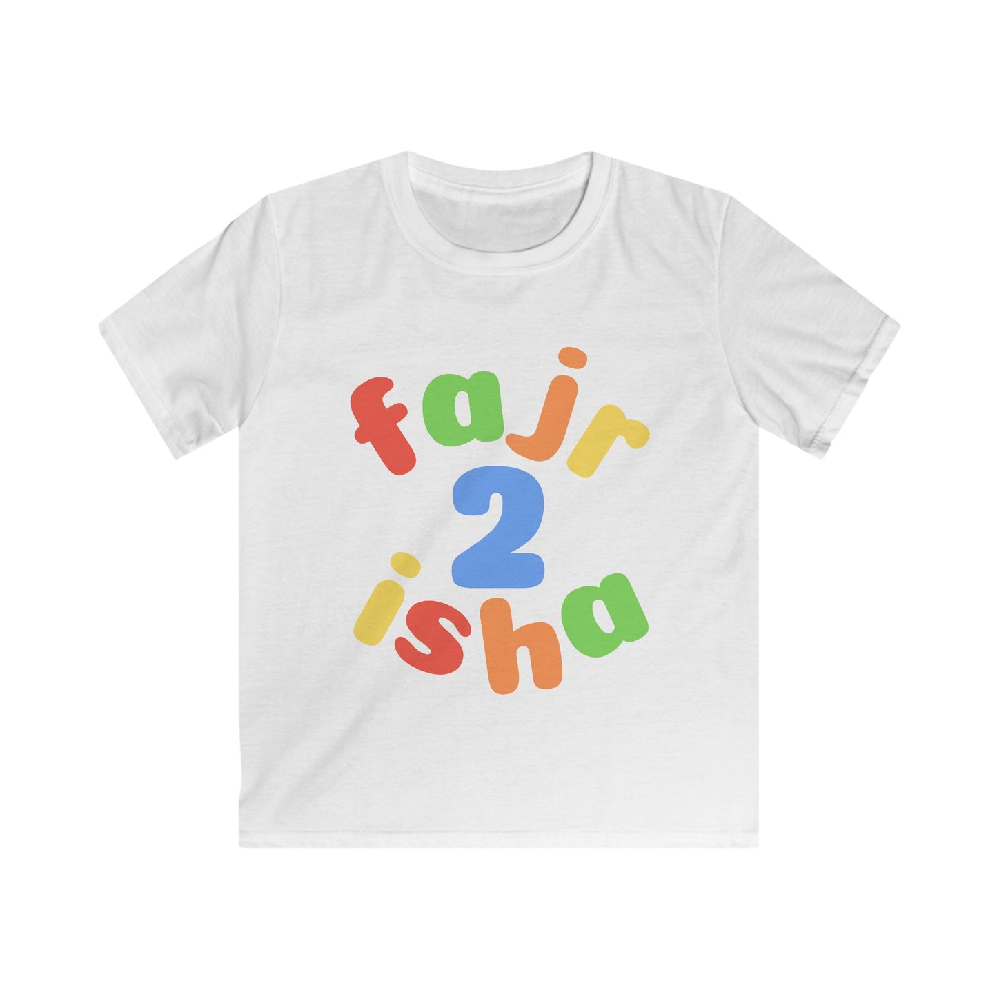 Islamic Kids Tee - Islamic Mini Muslim Clothing for Children Fajr2Isha