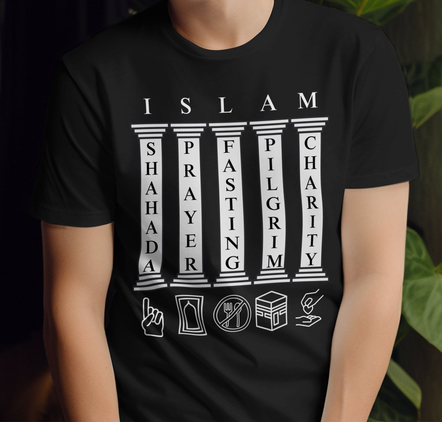 Kids Islamic T-Shirt, 5 Pillars of Islam, Kids Tee, Muslim