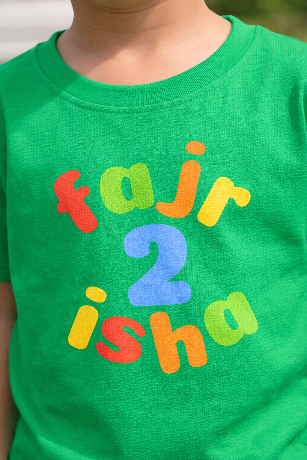 Fajr2Isha Logo – Kids Tee