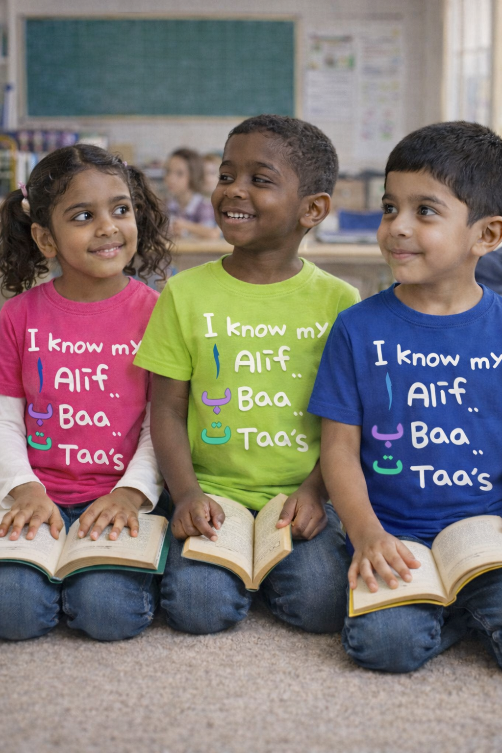 Alif Baa Taa - Kids Arabic Alphabet Tee