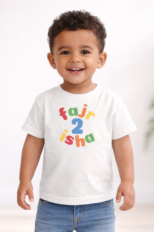 Fajr2Isha Logo – Toddler Tee