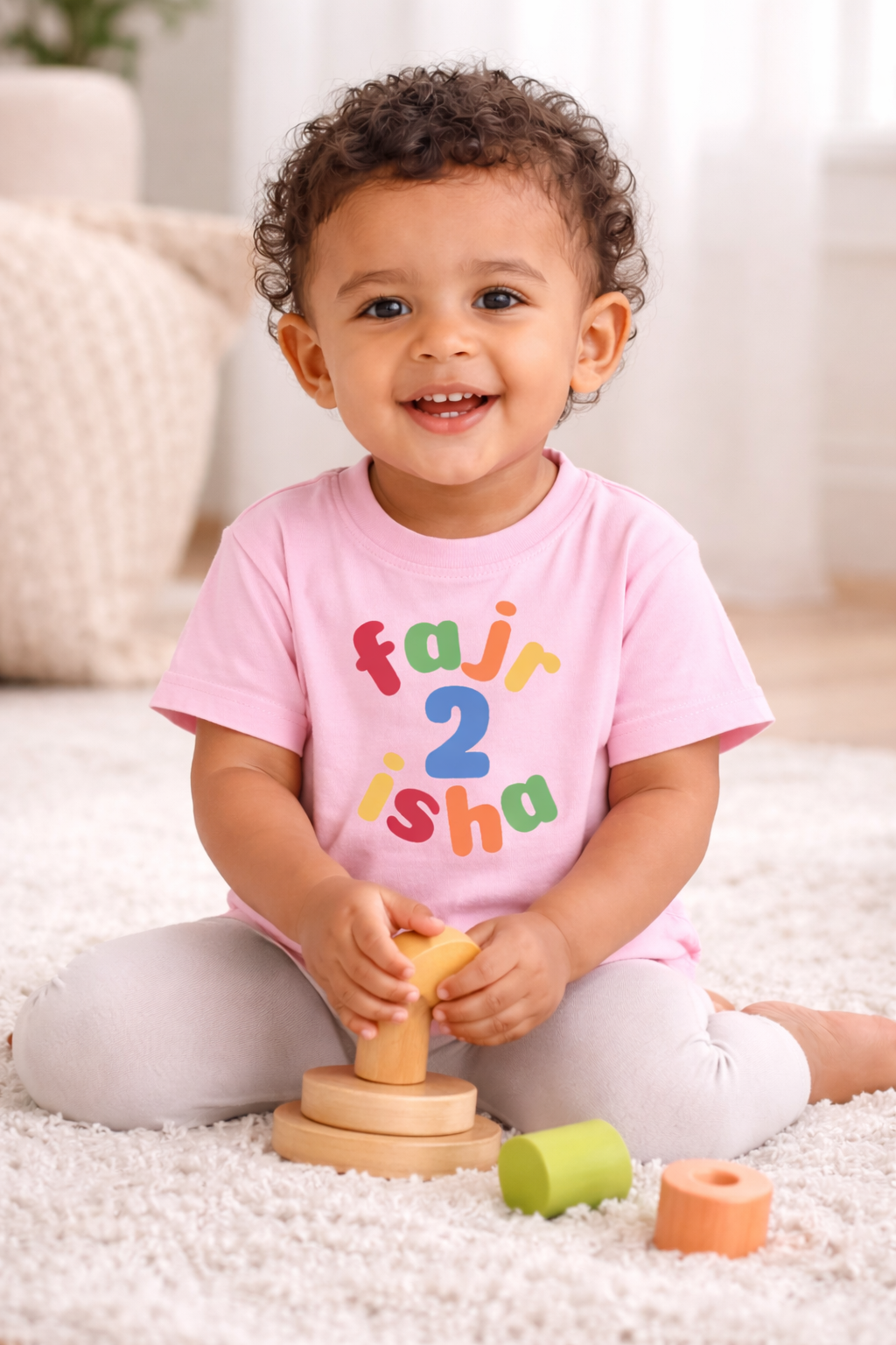 Fajr2Isha Logo – Toddler Tee