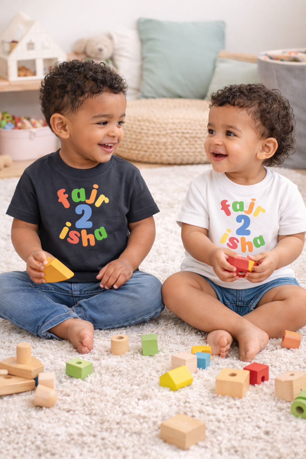 Fajr2Isha Logo – Toddler Tee