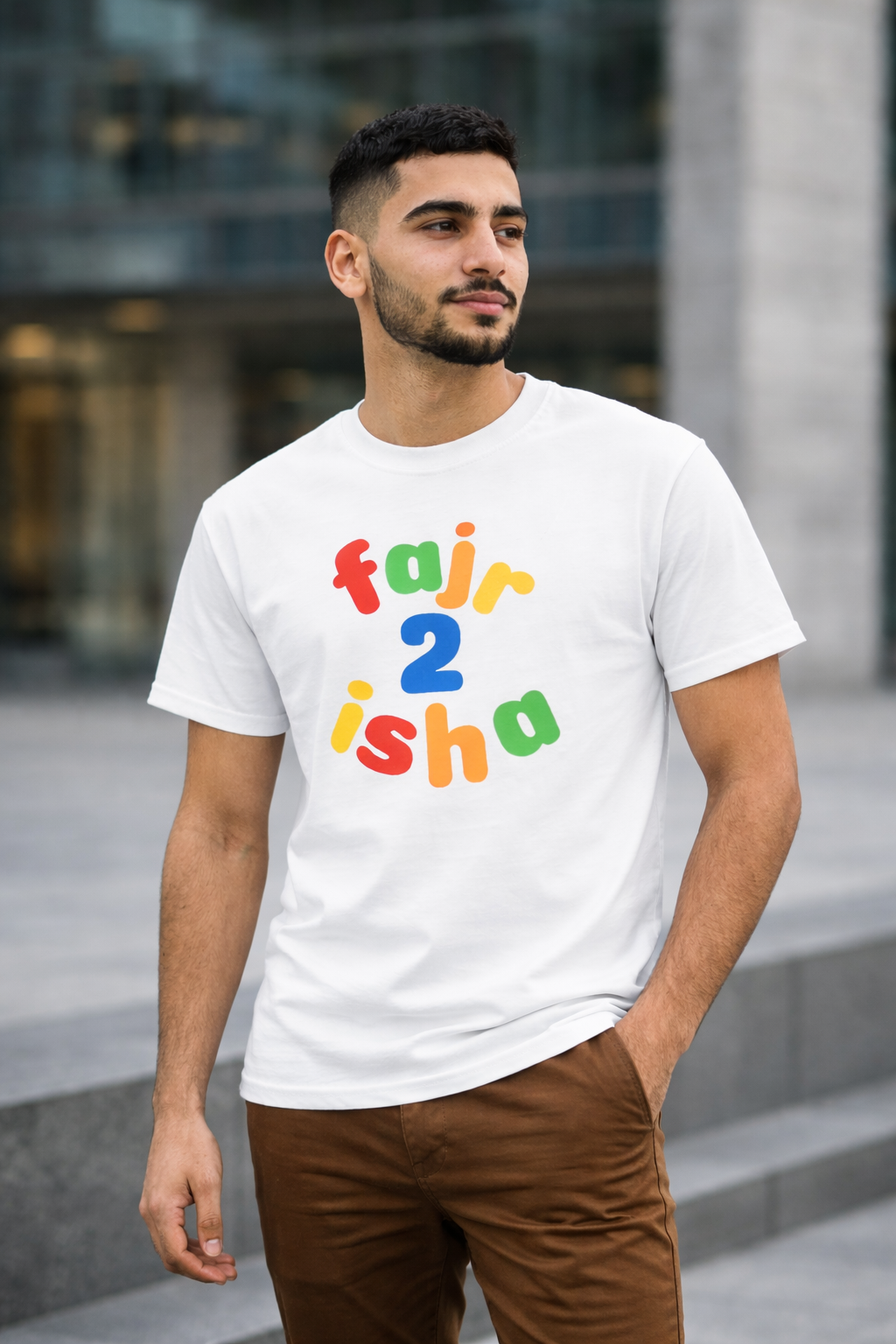 Fajr2Isha Logo – Unisex Tee